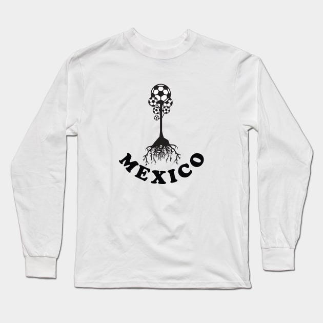 Mexico Futbol Team Long Sleeve T-Shirt by Rayrock76